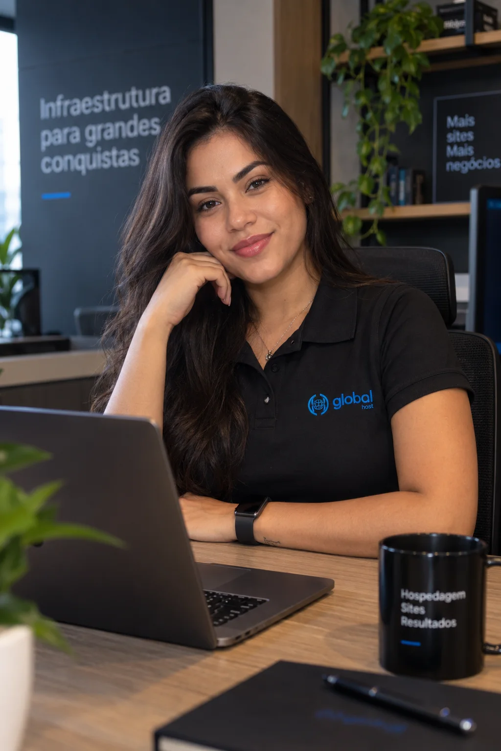 Profissional da equipe Global Host